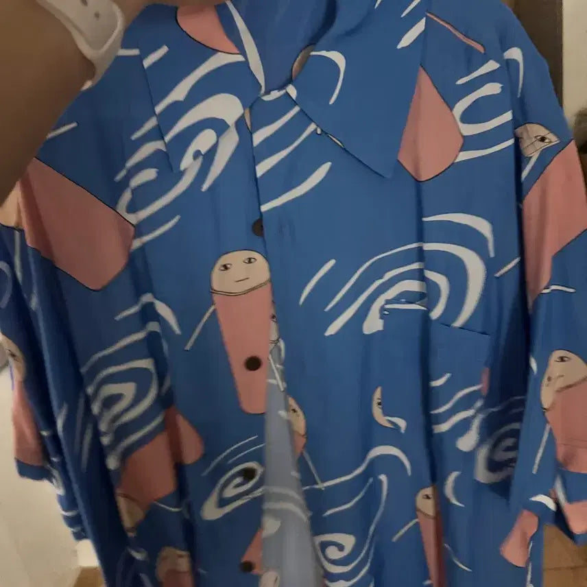 [BUNJANG] Gintama Gintoki Zura Hawaiian Shirt / [개봉만]은혼 원화전 저스타웨이 하와이안 셔츠