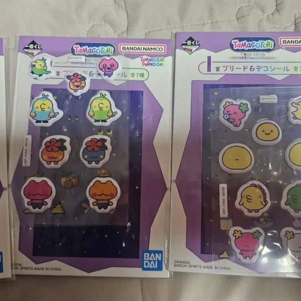 [BUNJANG] Tamagotchi Kuji Prize B Sticker Set (4 Types) / 타마고치 쿠지 I상 스티커 4종 세트