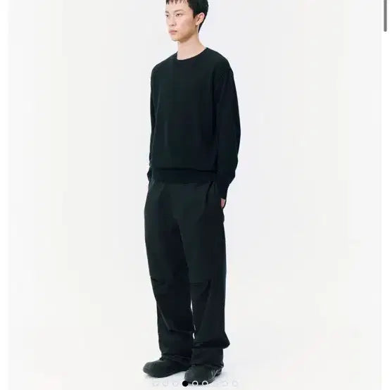 [BUNJANG] Sansan Gear Parallax Trousers Black / 산산 기어 패럴랙스 트라우저 블랙 1