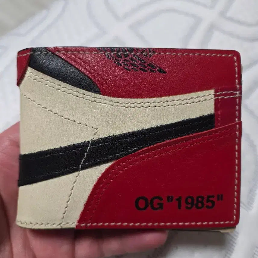 [BUNJANG] Soavoo Jordan 1 1985 Chicago Bifold Wallet / 소아보 조던1 1985 시카고 반지갑