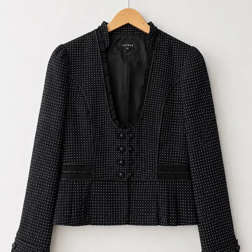 [BUNJANG] Join us Dot Frill Jacket / 조이너스 도트 프릴 자켓 55-66