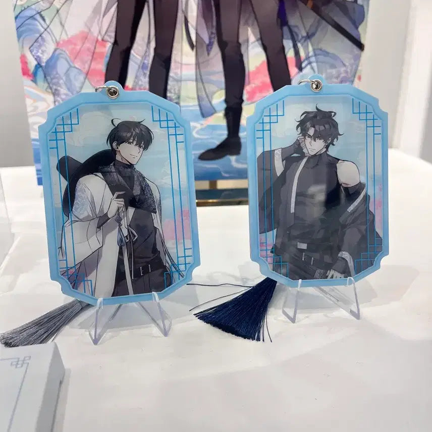 [BUNJANG] Omniscient Reader's Viewpoint Hanbok Acrylic Keyring Bundle Set (Yoo Joonghyuk, Kim Dokja) / 전독시 팝업 한복 아크릴 키링 유중혁 김독자 일괄