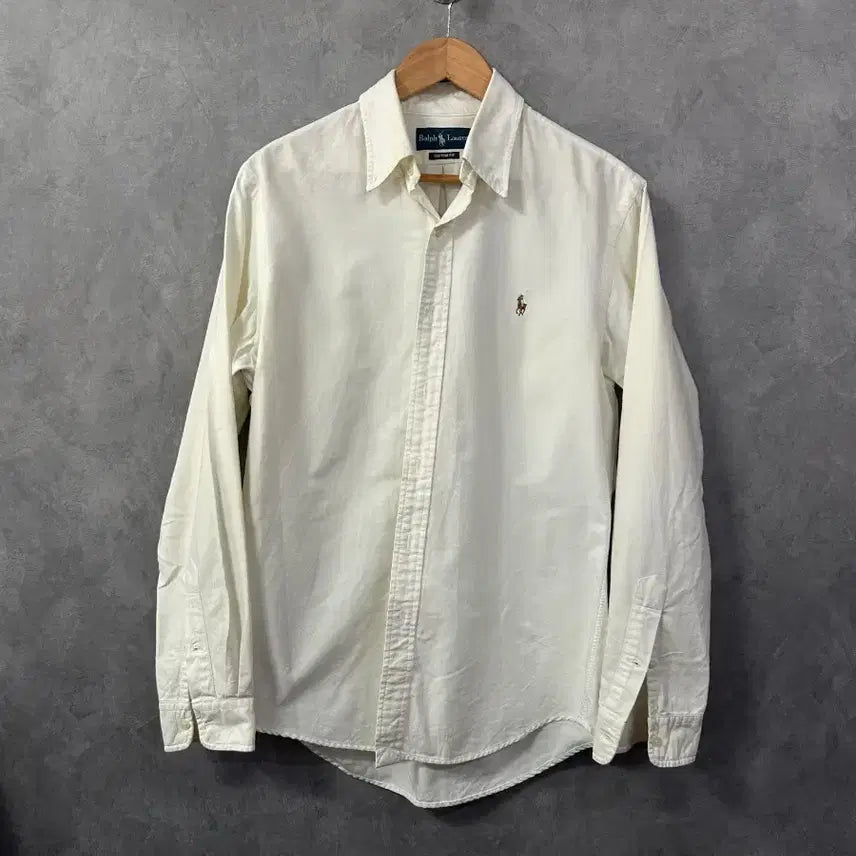 [BUNJANG] Polo Ralph Lauren Ivory Shirt - Size M / 폴로 랄프로렌 셔츠 아이보리 M