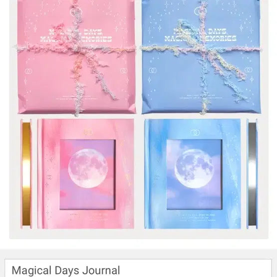 [BUNJANG] Ecou Soul Magical Days Journal Pink & Blue / 에코드소울 매지컬 데이즈 저널 핑크 블루 노트