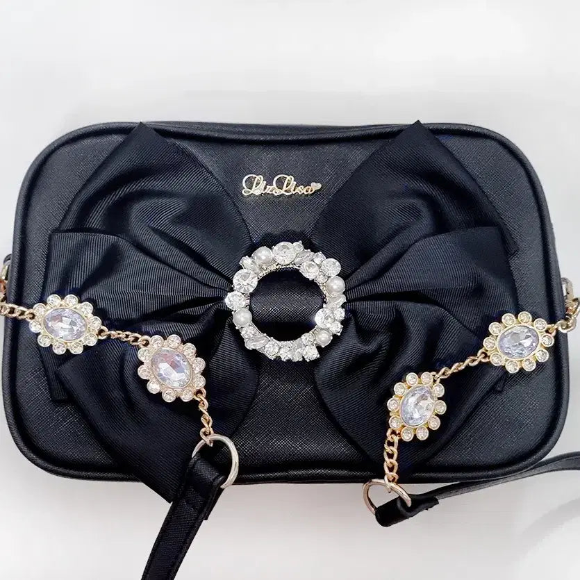 [BUNJANG] Liz Lisa Ribbon Bijou Pochette Bag / LIZ LISA 리즈리사 리본 비쥬 포쉐트 가방 팝니다