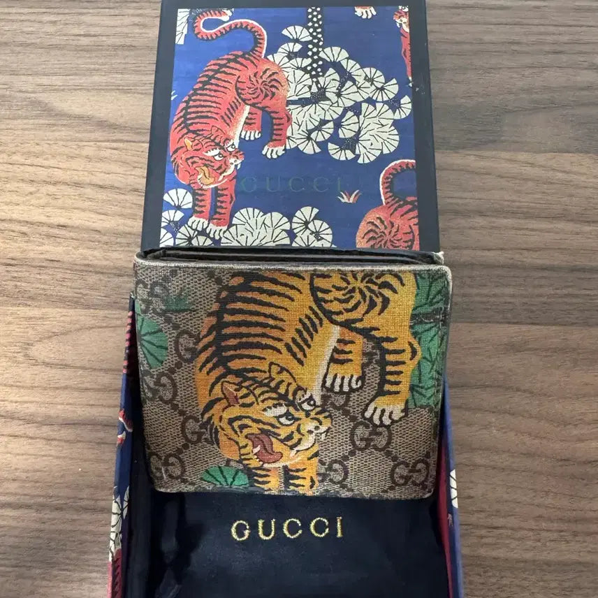 [BUNJANG] Gucci Bengal Tiger Wallet / 구찌 뱅갈호랑이 반지갑