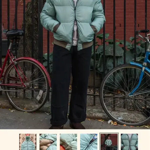 [BUNJANG] Wythe New York x Big Rock Candy Mountaineering Padded Jacket XL / wythe 뉴욕 x 빅락캔디 마운티니어링 패딩자켓