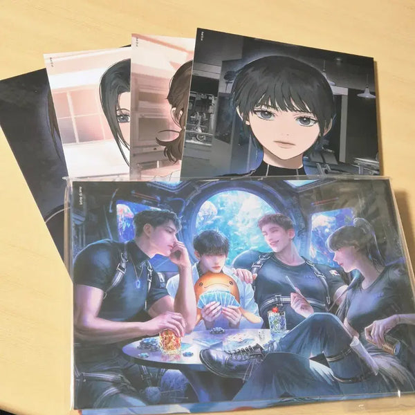 [BUNJANG] About My Summer Break (어바등) Hardboard Poster Set - Unsealed / 어바등 단행본 시폰 포스터, 하드보드 4종 일괄 미개봉