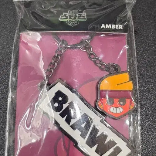 [BUNJANG] Brawl Stars Amber Character Keychain / 브롤스타즈 앰버 키링