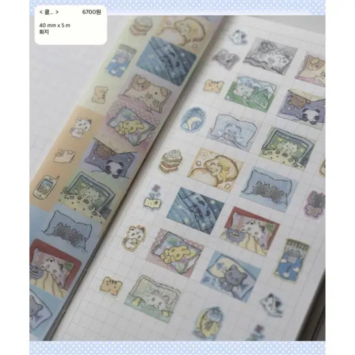 [BUNJANG] Light Friends Cool Kiss Cut Sticker / 가벼운친구들 쿨... 키스컷