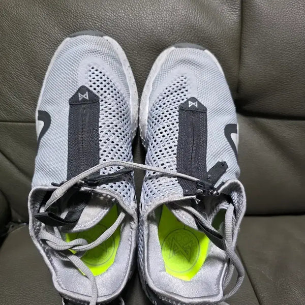[BUNJANG] Nike PG4 Basketball Shoes Gray Fluorescent / 나이키 PG4 그레이 형광 농구화