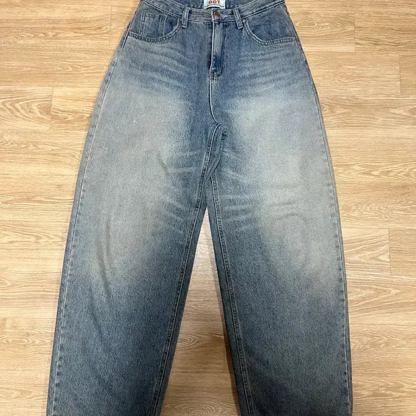 [BUNJANG] OOTJ Washing Wide Denim Pants / ootj 워싱 와이드 데님