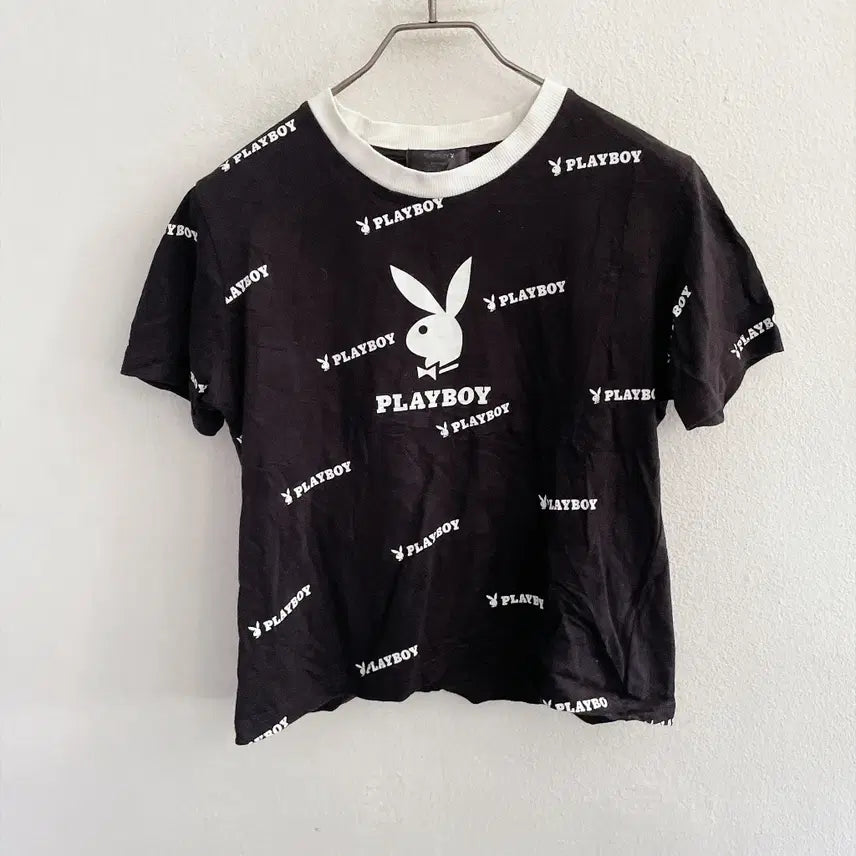 [BUNJANG] Playboy Short Sleeve T-Shirt / 55) 플레이보이 숏 반팔티