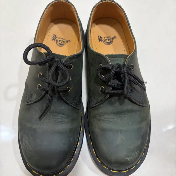 [BUNJANG] Dr. Martens 1641 Creasy Horse Green Boots / 닥터마틴 1641 크레이스 홀스 그린