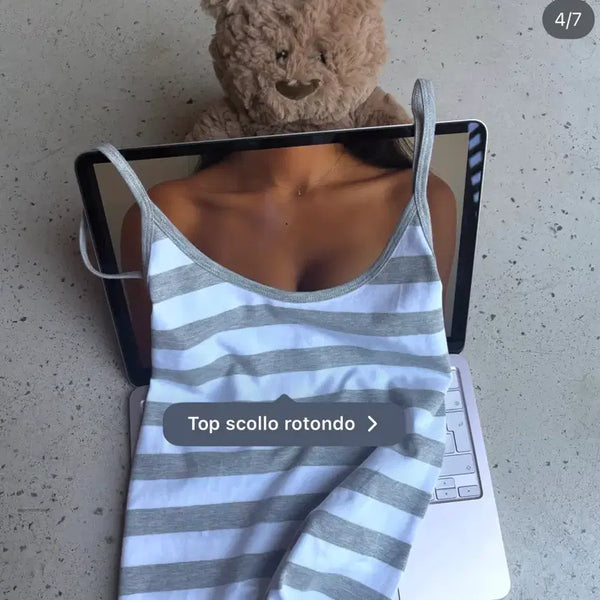 [BUNJANG] Subdued Melange Grey Sleeveless Top / 섭듀드 스툽넥 탑 멜란지 그레이 나시 슬리브리스 subdued