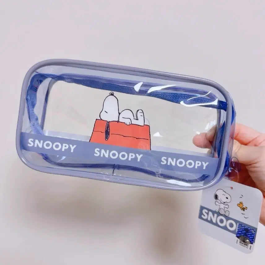 [BUNJANG] Snoopy Japan Authentic Transparent Pouch/Pencil Case / 스누피 일본정품 투명 파우치,필통 / 새상품