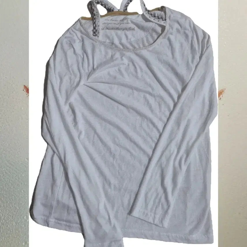 [BUNJANG] Japanese Vintage White Long Sleeve T-Shirt / 일본빈티지 화이트 긴팔 티셔츠 롱슬리브