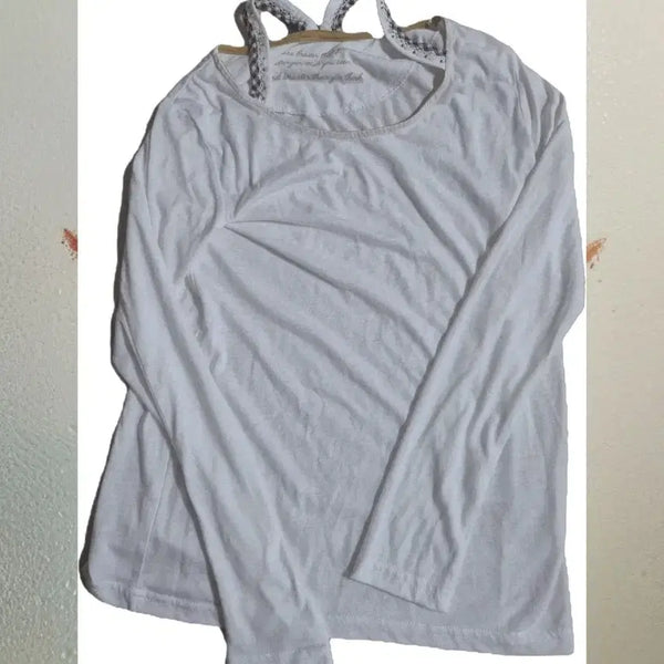 [BUNJANG] Japanese Vintage White Long Sleeve T-Shirt / 일본빈티지 화이트 긴팔 티셔츠 롱슬리브
