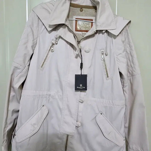 [BUNJANG] Massimo Dutti Beige Hooded Field Jacket / 마시모두띠 베이지색 후드 야상 점퍼