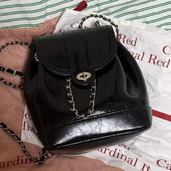 [BUNJANG] Cardinalred Houa Bag Black Silver / 카디널레드 하우아백 블랙 실버