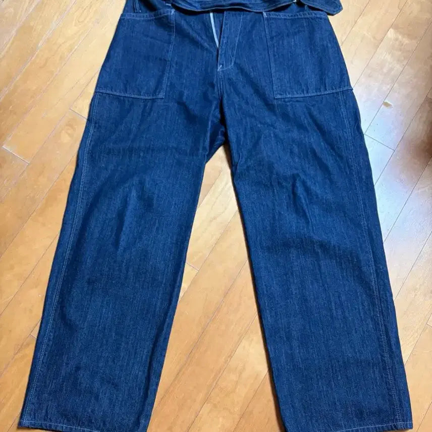[BUNJANG] Polerouter Fatigue Denim Pants Indigo Size 2 / 폴리테루 퍼티그 데님 팬츠 인디고 2사이즈