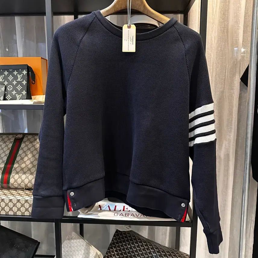 [BUNJANG] Thom Browne Waffle Sweatshirt Size 4 / 톰브라운 와플 맨투맨 4사이즈