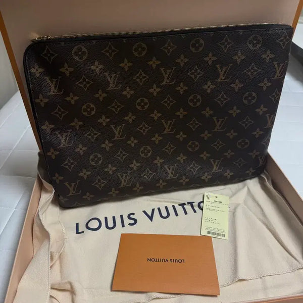 [BUNJANG] Louis Vuitton Monogram Canvas Etui Voyage MM Clutch Bag / Louis Vuitton 루이비통 M44499 모노그램 캔버스 에튀 보야주 MM 클러치백