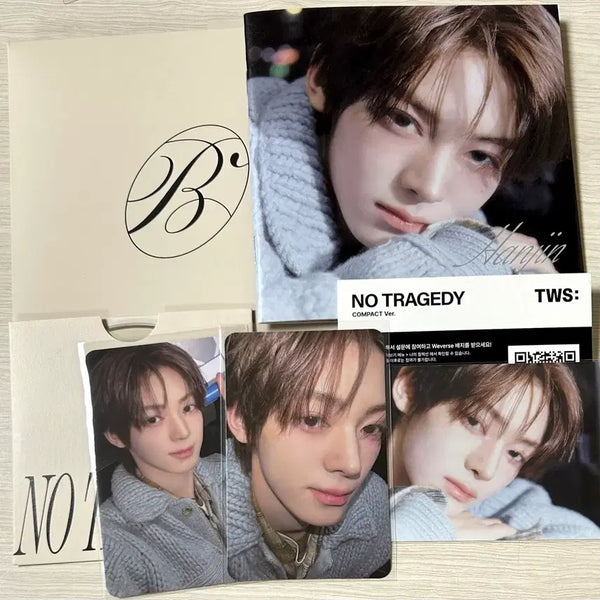 [BUNJANG] TWS Compact Album Set with Full Components and Photocard (No Tragedy) / 투어스 컴팩트 blush 한진 풀셋 세트 앨범 포카 no tragedy