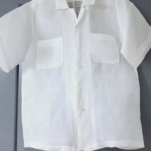 [BUNJANG] Korean Ramie Shirt / 국산 모시 셔츠