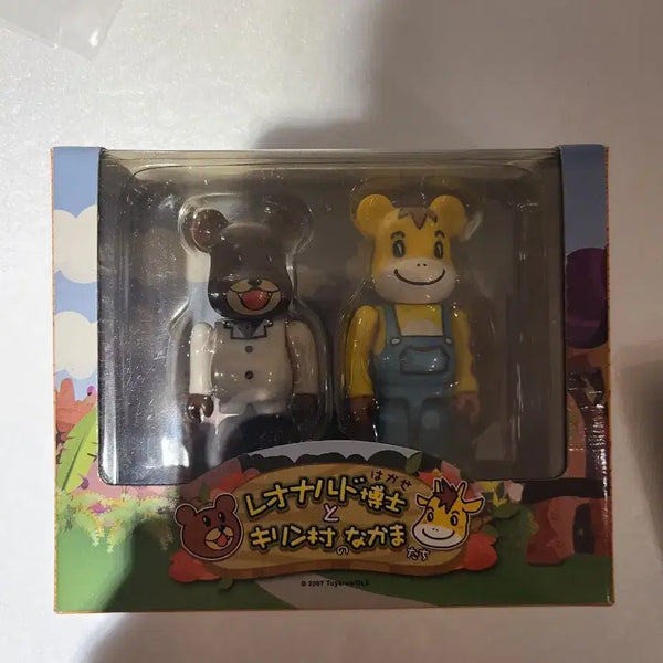 [BUNJANG] Bearbrick Dr. Leonardo & Giraffe 100% / 레오나르도 박사와 기린 베어브릭 세트 100%
