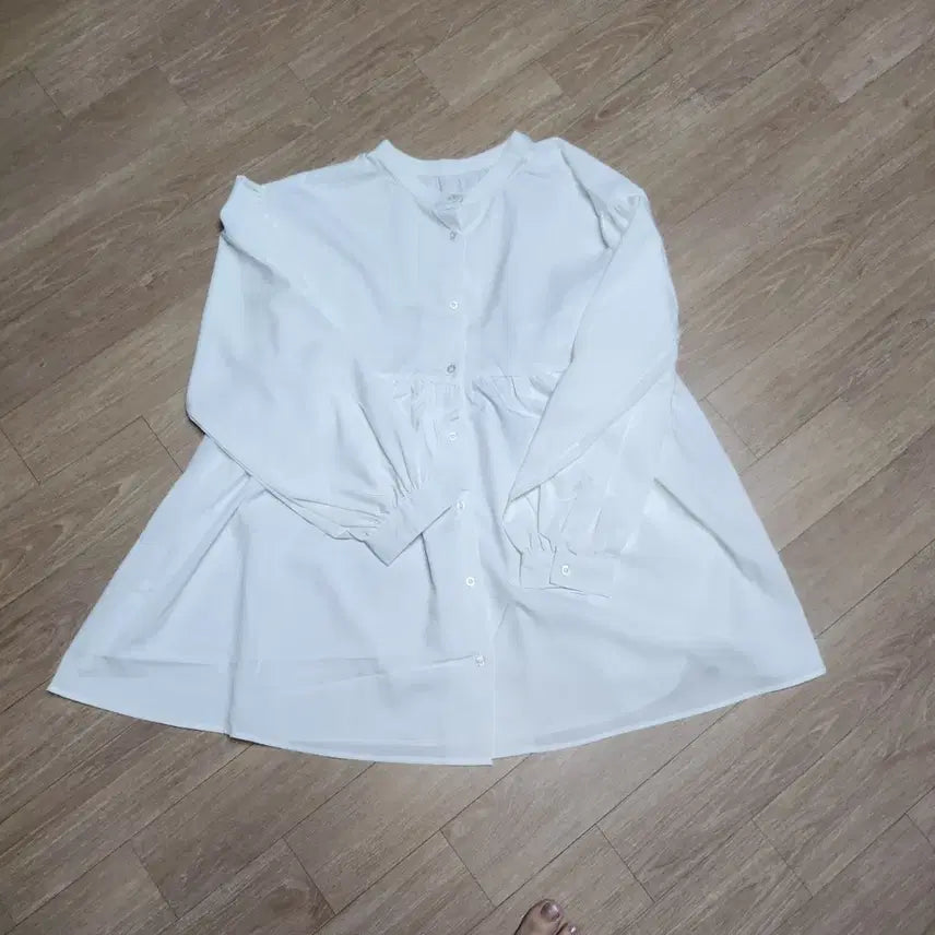 [BUNJANG] Silky Long Blouse / 실키한 롱 블라우스