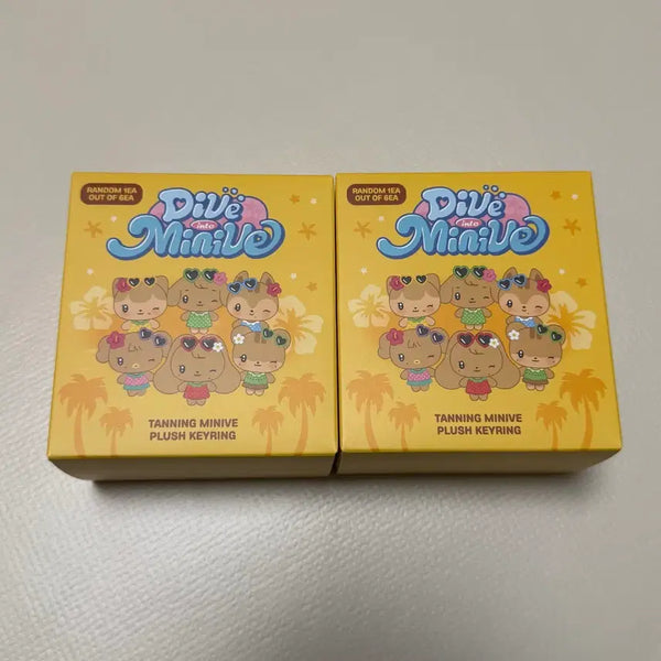 [BUNJANG] IVE Minive Tanning Plushie Keychain (Sealed) / ive 아이브 미니브 팝업 랜덤 태닝 플러시 키링 미개봉 minive