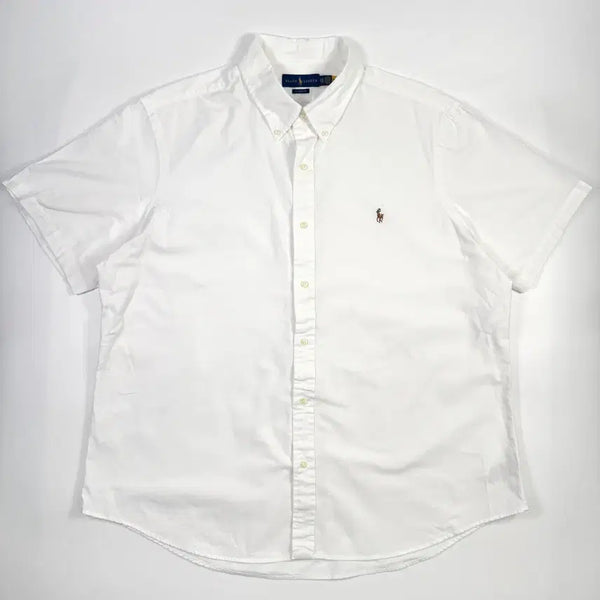 [BUNJANG] Polo Ralph Lauren Multi-Pony Short Sleeve Shirt White XXL / [정품인증] 폴로 랄프로렌 멀티포니 반팔 화이트 셔츠 XXL