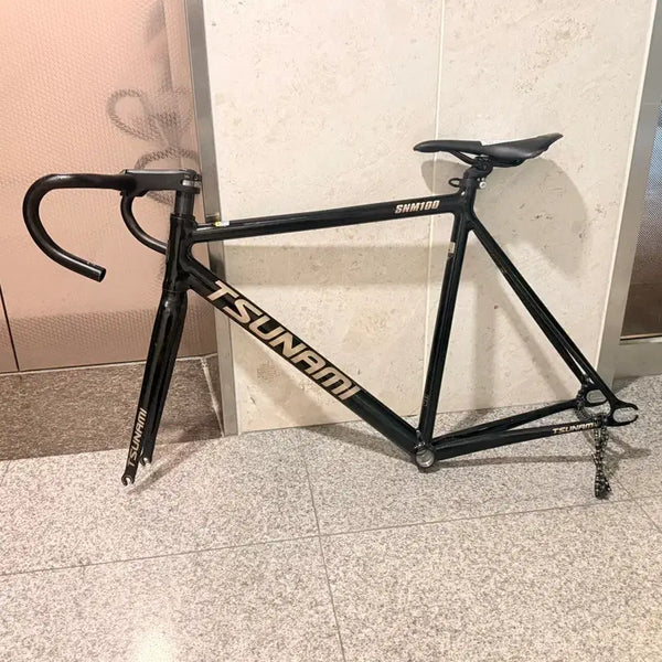 [BUNJANG] Tsunami Black Gold Bicycle Frame / 쓰나미 블랙골드 반차 판매 무하자급