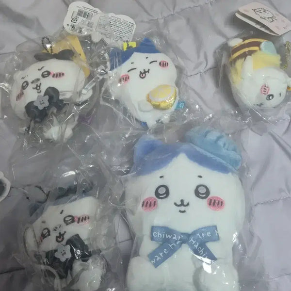 [BUNJANG] Chiikawa Hachiware Lemon Black Honeybee Concept Plush Bundle Set / 치이카와 하치와레 레몬 도쿄 흑화 꿀벌 일괄