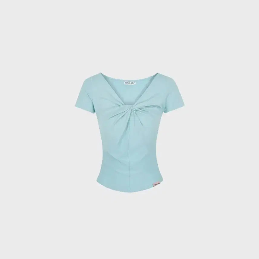 [BUNJANG] Newearlin Luna Shirring Top Mint / 뉴얼린 루나 셔링 탑 민트