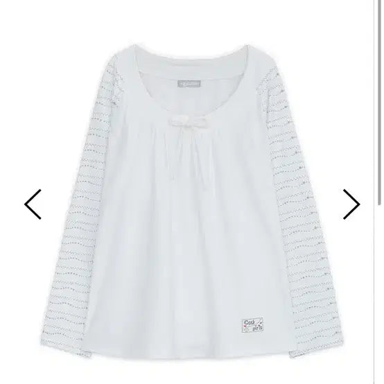[BUNJANG] Hug Your Skin Draw-string Long Sleeve Shirt / 허그유어스킨 드로우 스트링 롱 슬리브 멜란지 Draw-string long sleeves