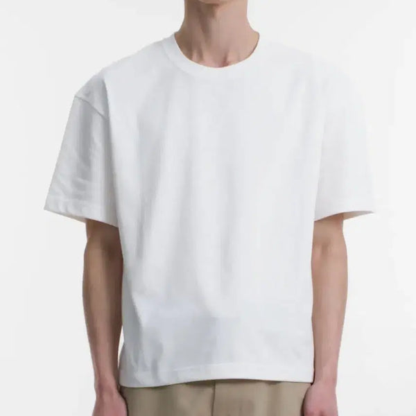 [BUNJANG] Dive in Uniform Semi Crop T-Shirts / 다이브인 UNIFORM SEMI CROP T-SHIRTS 반팔