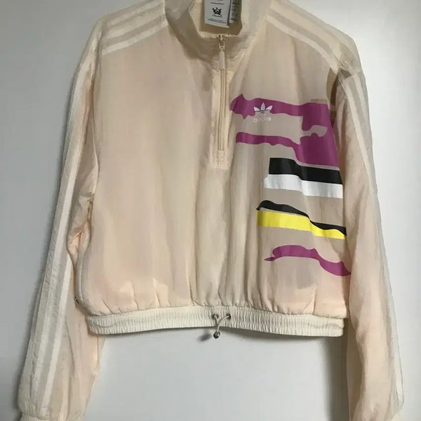 [BUNJANG] Adidas Cropped Anorak Windbreaker / 아디다스 크롭 아노락 윈드브레이커