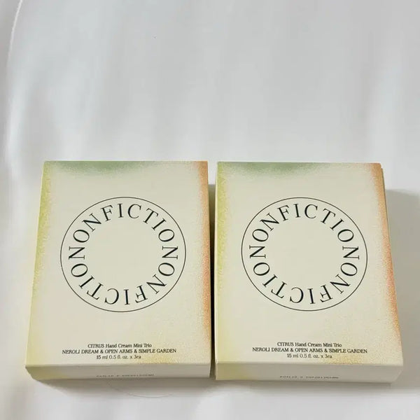 [BUNJANG] Nonfiction Citrus Hand Cream Mini Trio Set (15ml) / 논픽션 시트러스 15ml 핸드크림 세트