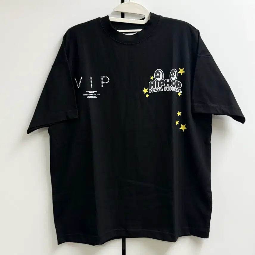 [BUNJANG] Bandi The Pink Hip Hop Play'a Festival VIP T-Shirt / 반디더핑크 힙합 플레이야 페스티벌 VIP 반팔 (1)