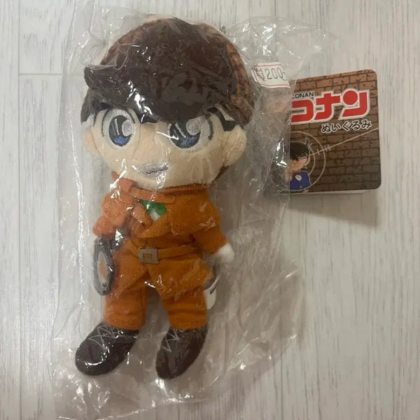 [BUNJANG] Detective Conan "Sherlock Holmes" Outfit Keychain Plush Doll / 코난 키링 인형
