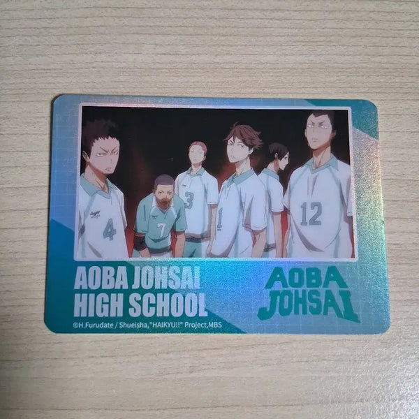 [BUNJANG] Haikyuu!! Aoba Johsai Seijoh Random Hologram Card / 하이큐 랜덤 카드 아오바죠사이 세이죠
