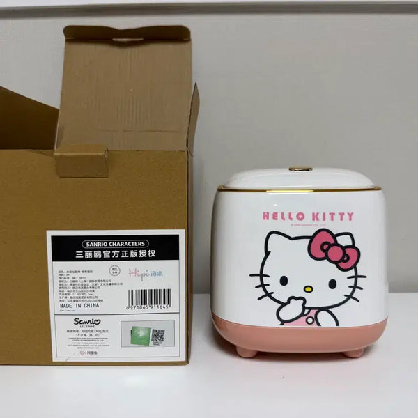 [BUNJANG] Hello Kitty Mini Vanity Trash Can / 헬로키티 미니 화장대 책상 휴지통