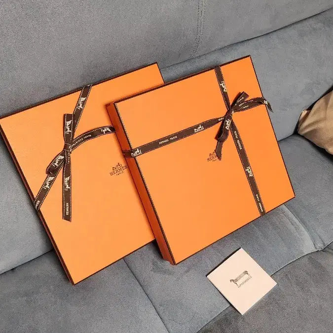 [BUNJANG] Hermès Box (for Carré 45, Dessert Plate, Thin Clutch) / 3-2)에르메스 박스(디저트접시 얇은클러치까레45용)1개가격