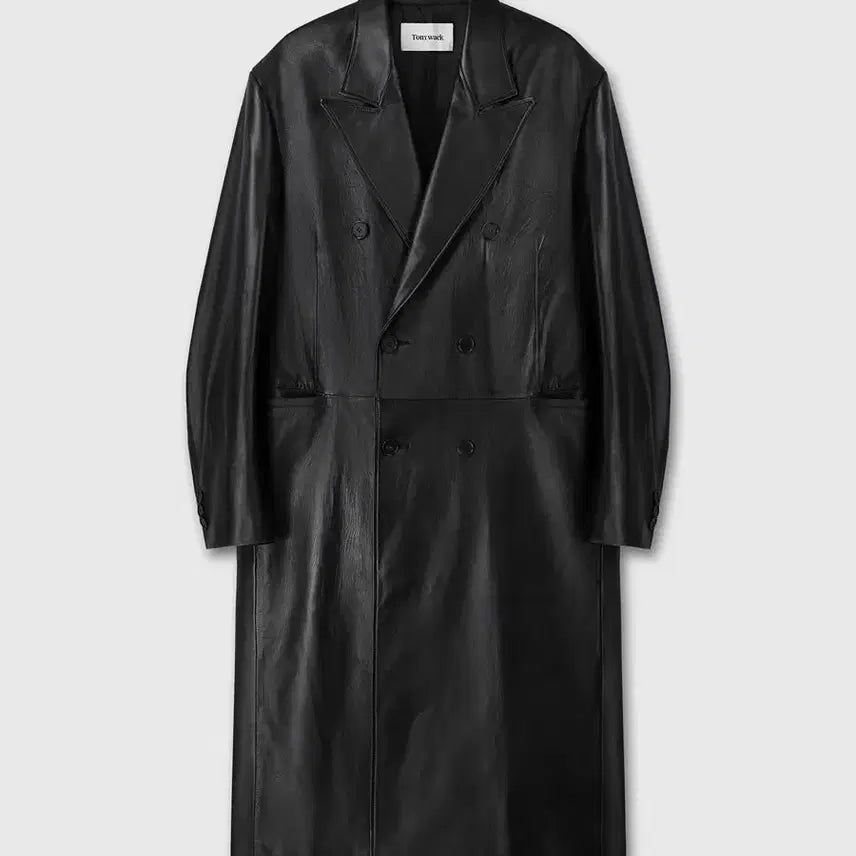 [BUNJANG] Tonywack Leather Double Coat M / (M)토니웩 레더 더블코트