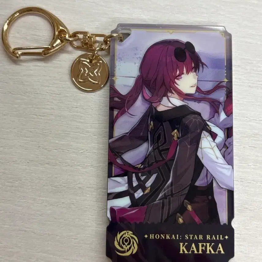 [BUNJANG] Honkai: Star Rail Kafka Acrylic Keyring Ticket Type / 붕스 붕괴스타레일 카프카 아크릴 키링 티켓형