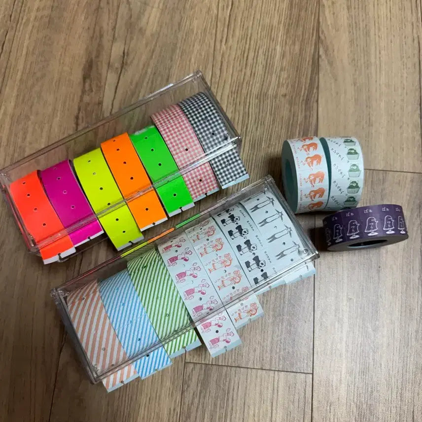[BUNJANG] Japanese Masking Tape Set - Bundle / 다꾸 마스킹 테이프 세트 일본 스티커 거의 미사용 + 새제품(3개) 일괄 판매해요!