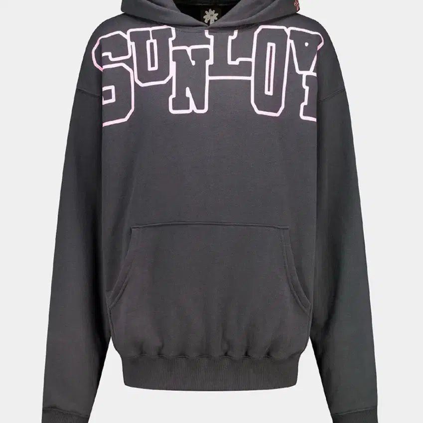 [BUNJANG] Sunlove Hoodie Charcoal M Size / 썬러브 후드티 챠콜 m사이즈