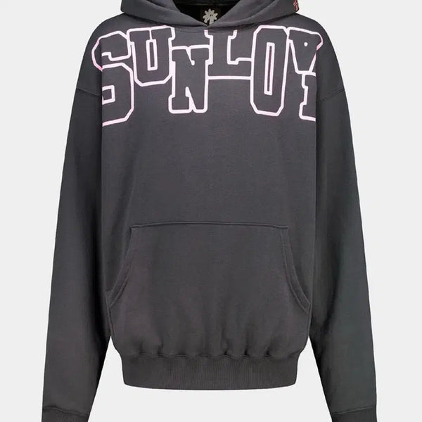 [BUNJANG] Sunlove Hoodie Charcoal M Size / 썬러브 후드티 챠콜 m사이즈